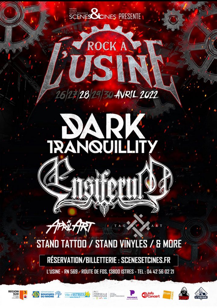 Rock à l’Usine J3 : ENSIFERUM + DARK TRANQUILITY +